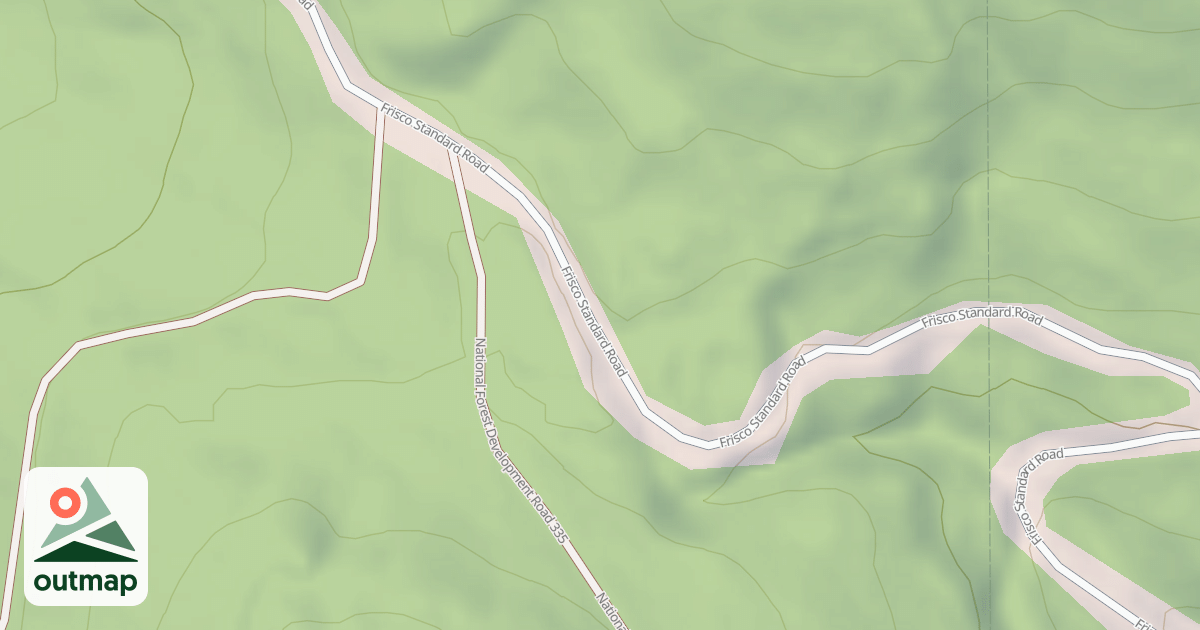 Map of RUSSIAN RIDGE ROAD/FRISCO