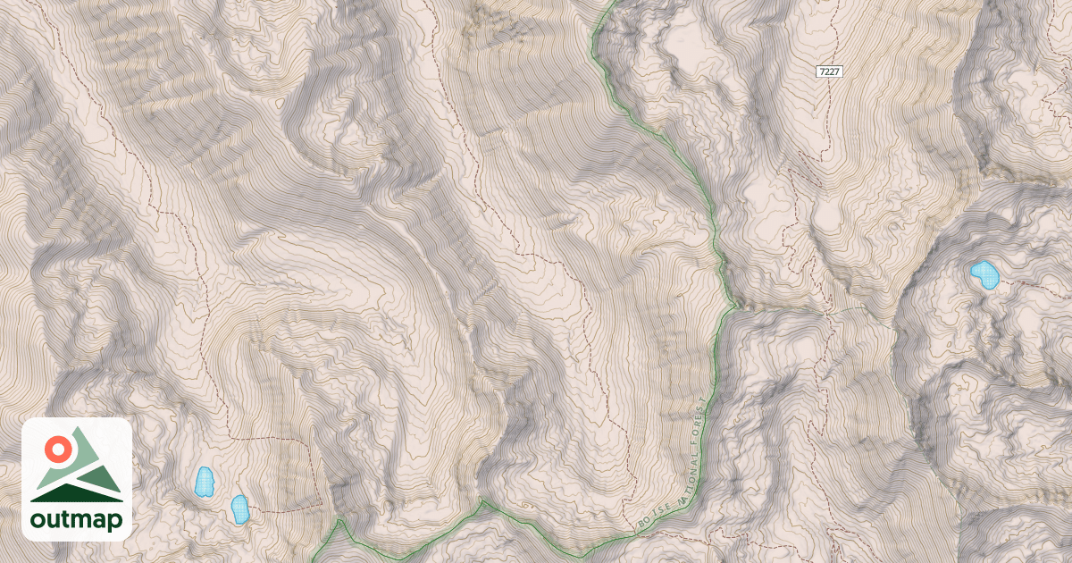 Map of Decker Creek