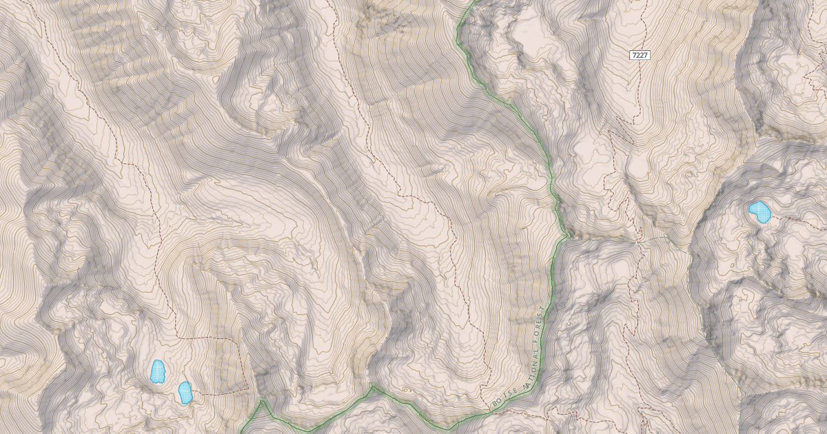 Map preview of Decker Creek