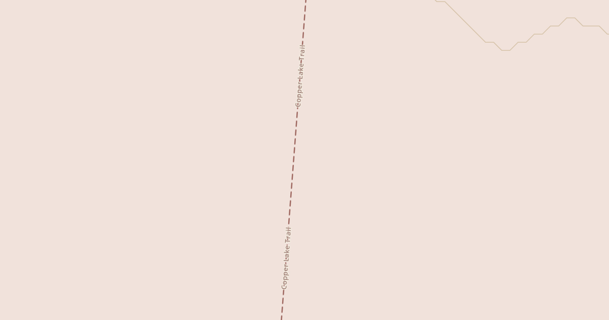 Map preview of Copper Lake Trail