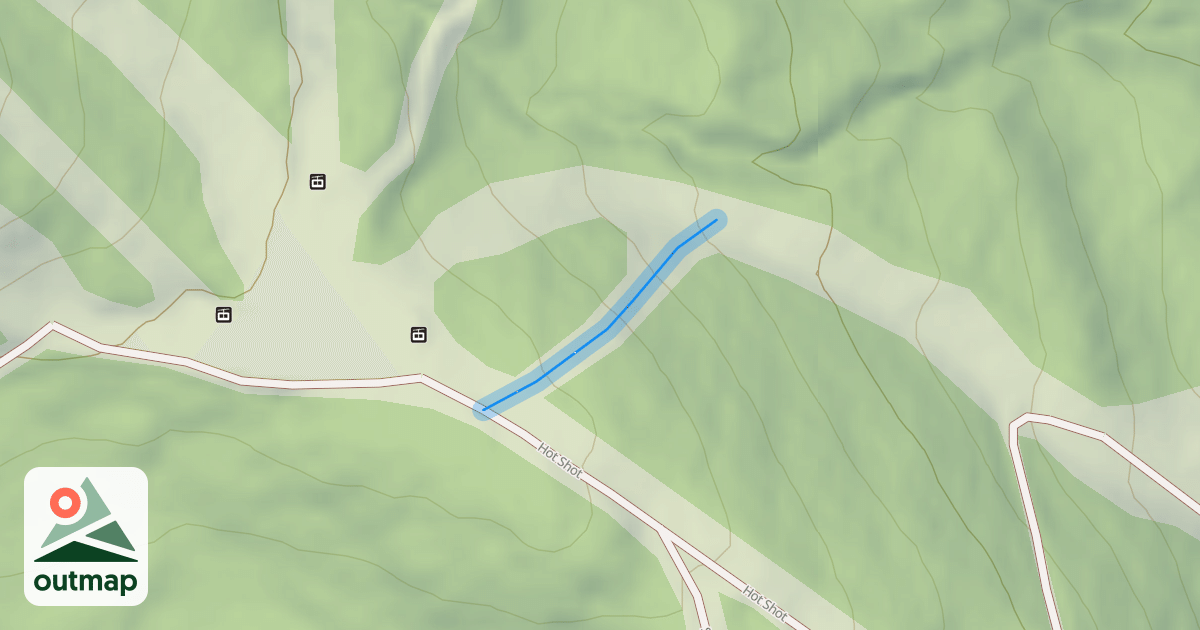 Map of Pushover Chute