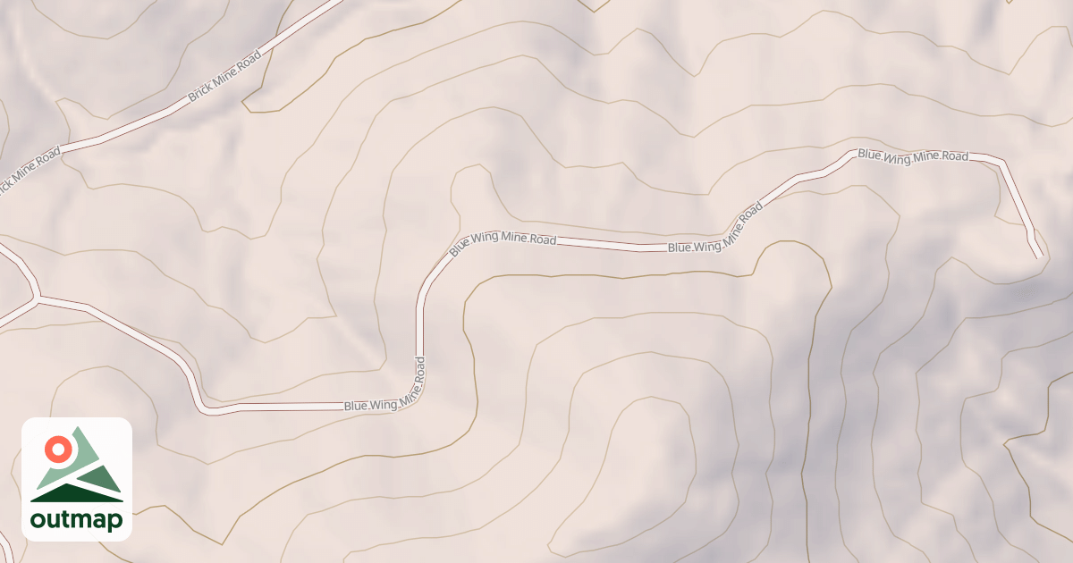 Map of BLUE WING MINE