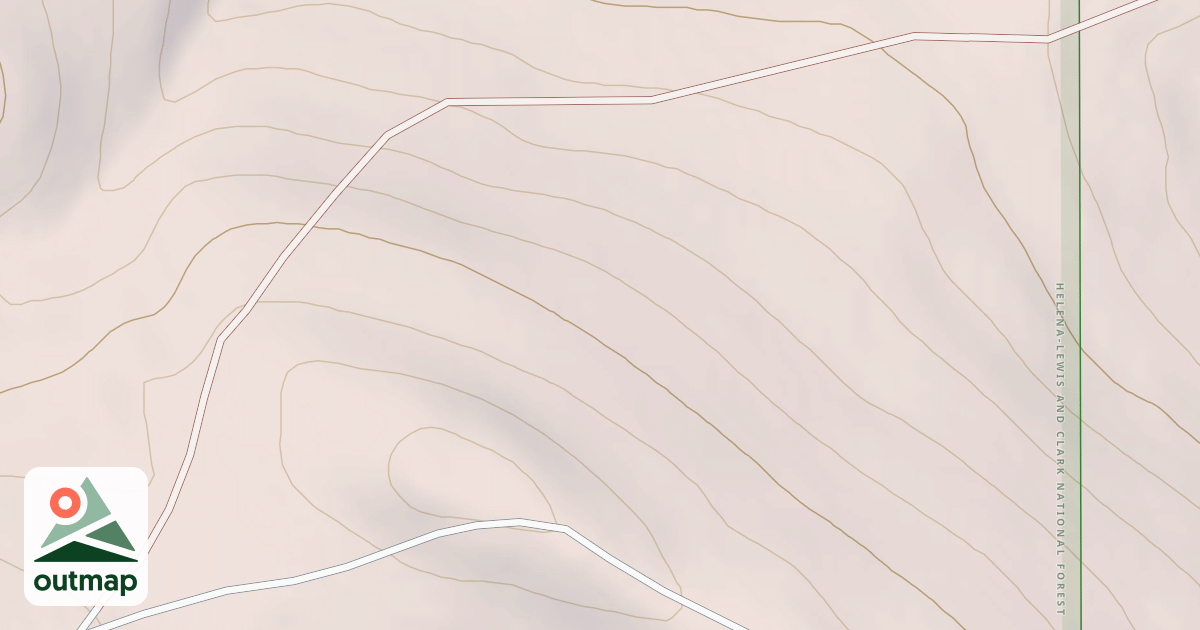 Map of MONK COULEE