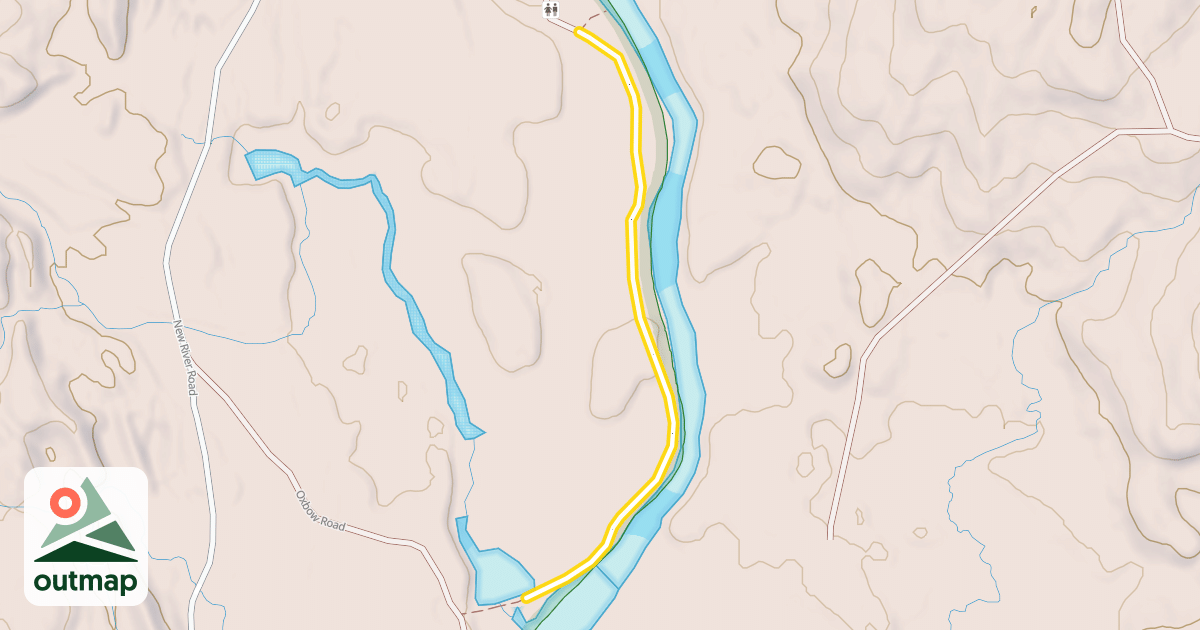 Map of Old River Loop Road