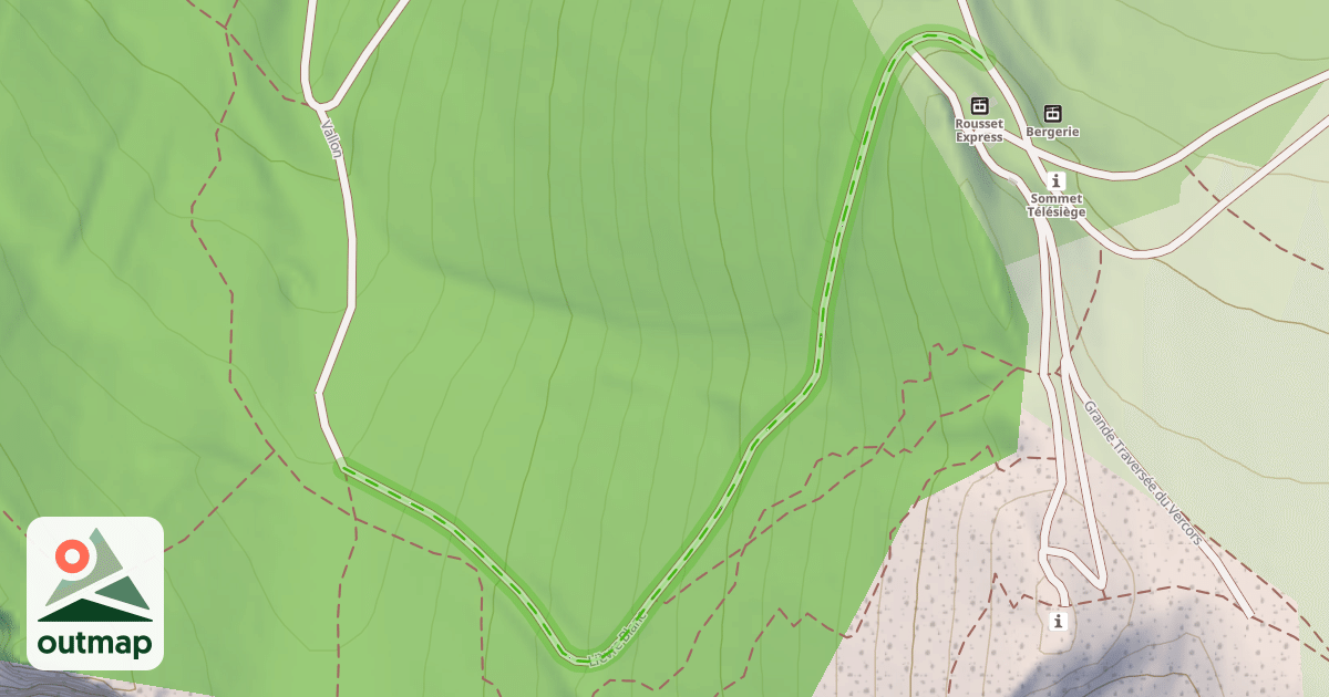 Map of Lièvre Blanc