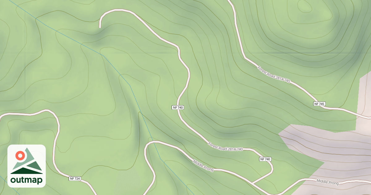 Map of BEAR WALLOWS T.S.