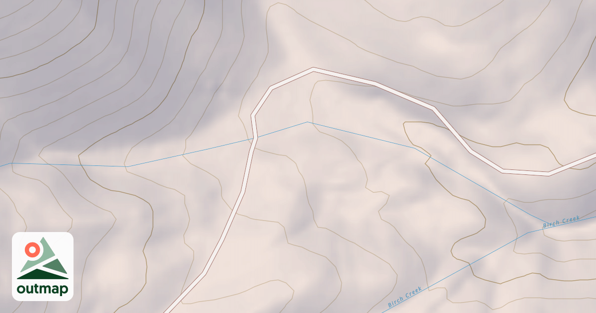 Map of Birch Creek Trail