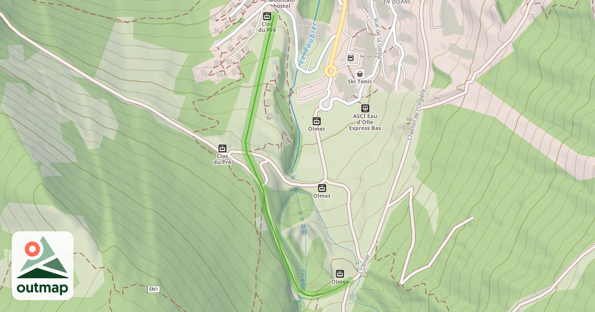Map of Clos du Pré
