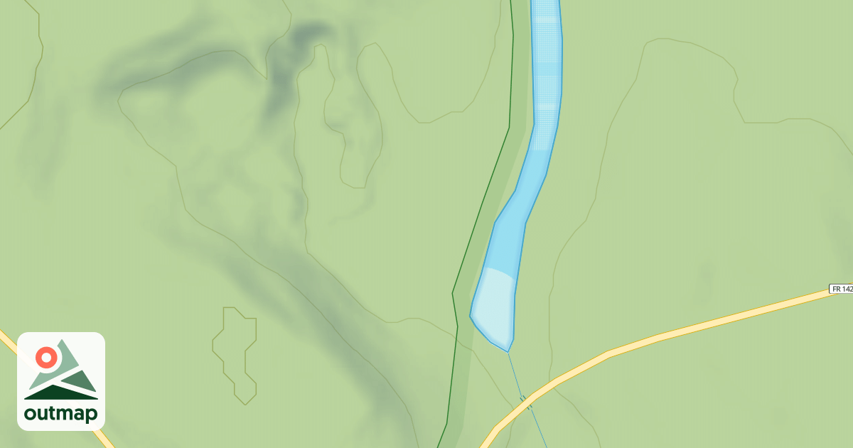 Map of FR 142A