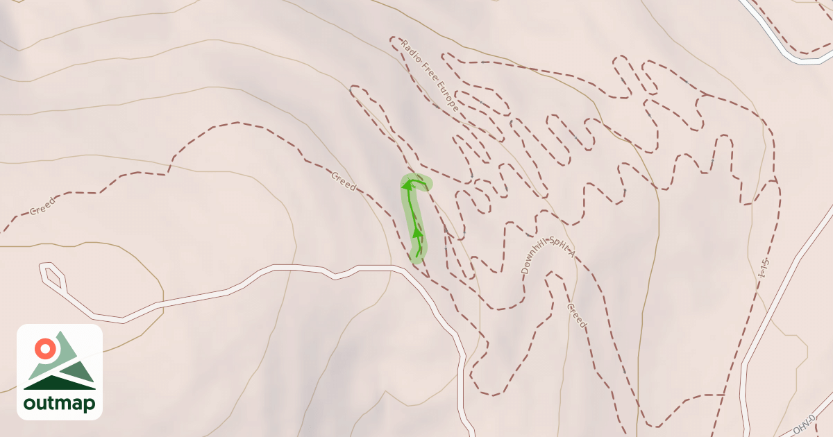 Map of Creed Connector A Trail