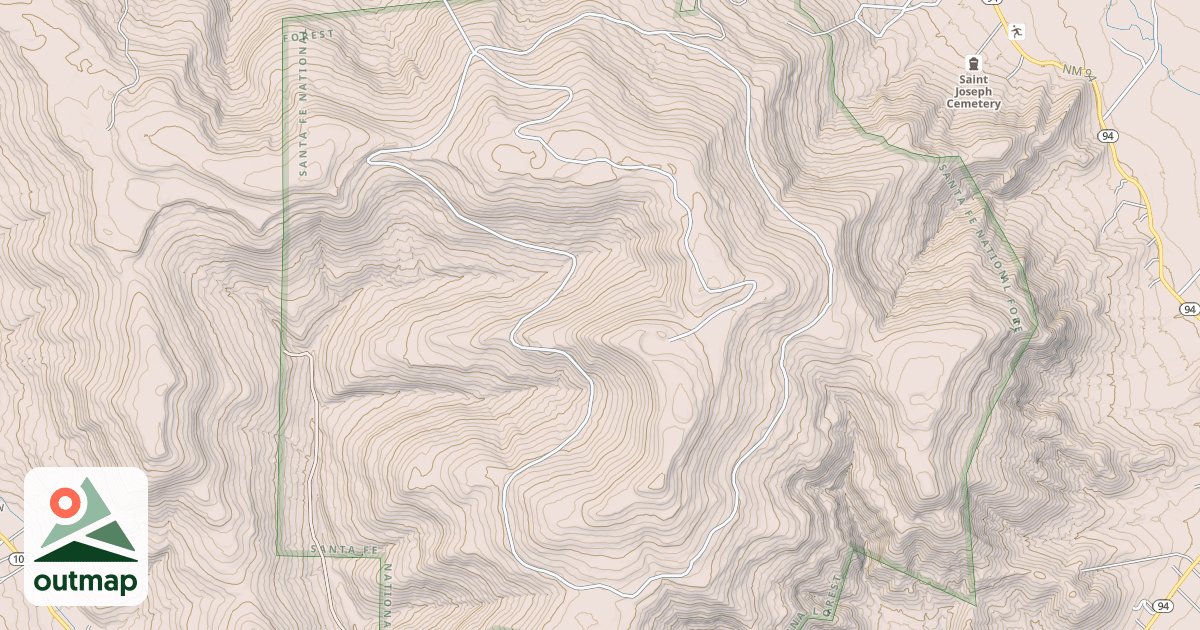 Map of CANYON LOOP