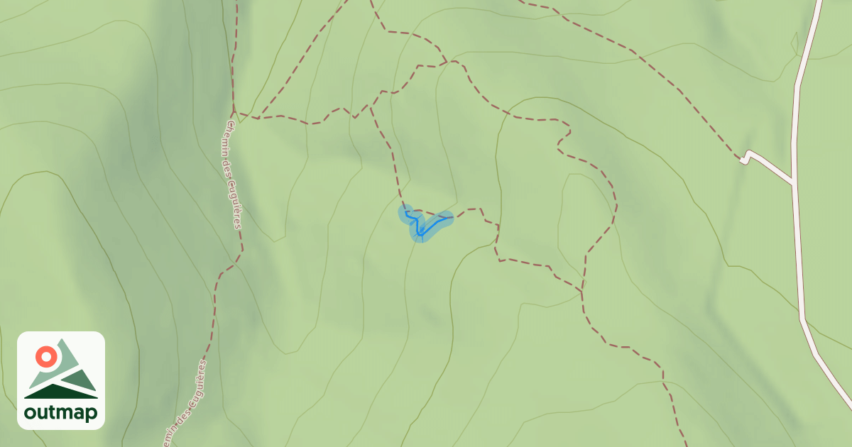 Map of Passe de la Bergeirouneto