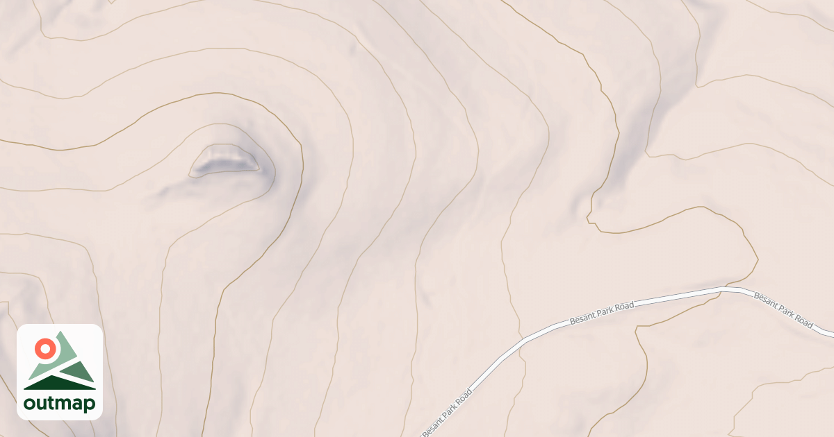 Map of BESANT PARK BR 2W