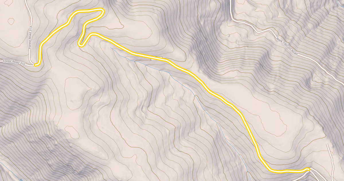 Map preview of Forest Road 5808-310