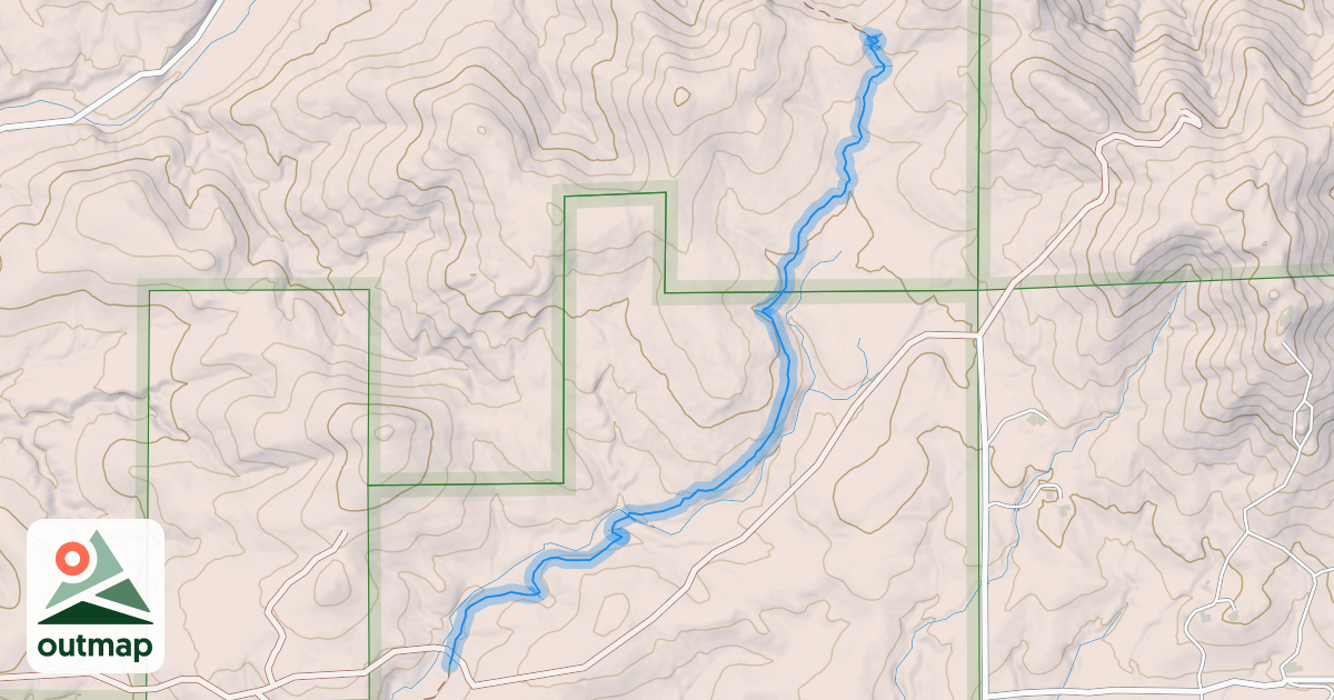 Map of Arizona Trail // Rincon