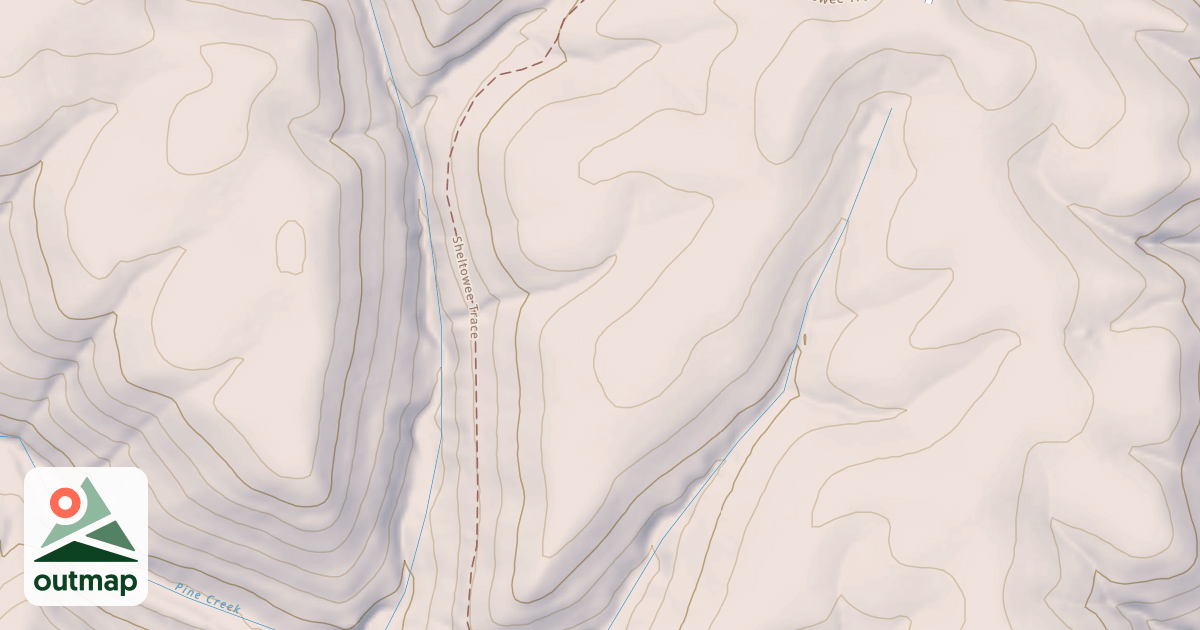 Map of Sheltowee Trace