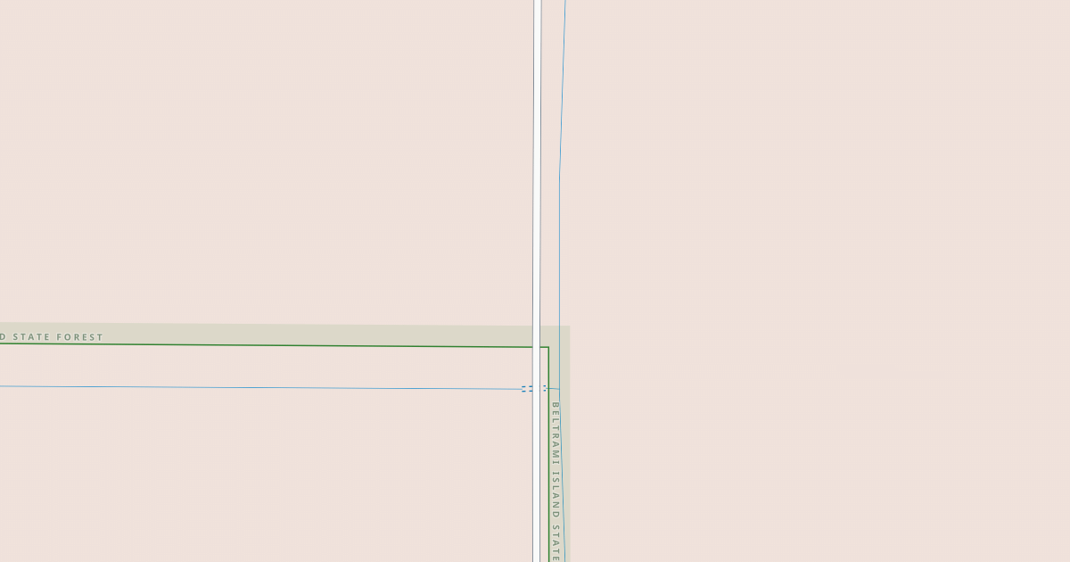 Map preview of Warroad/Roseau Trails