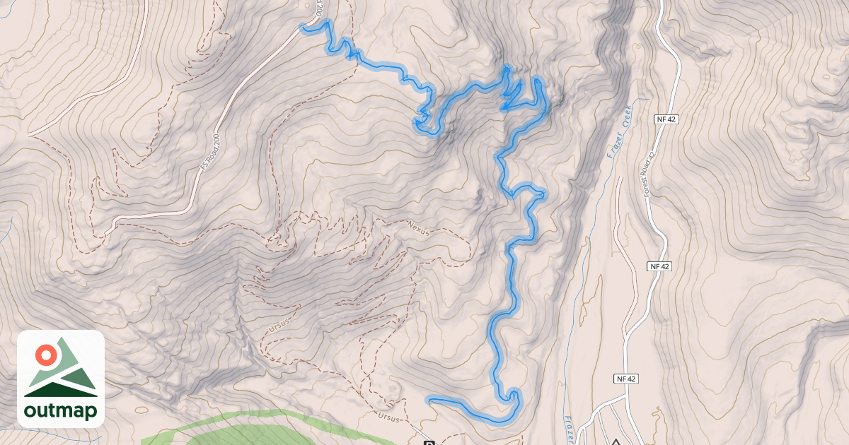 Map of Oso Peligroso