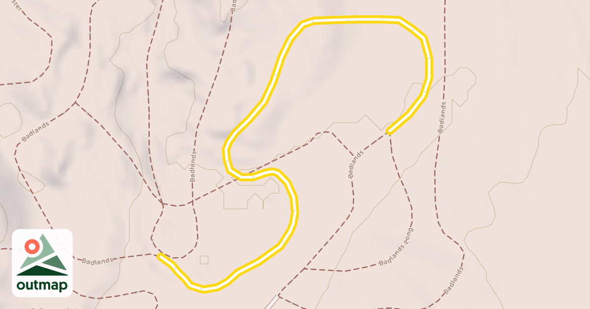 Map of Badlands