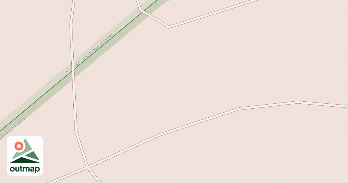 Map of Mcspaden Cutoff Trail