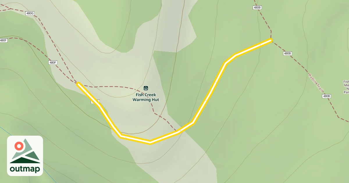 Map of Debbies Cuttoff