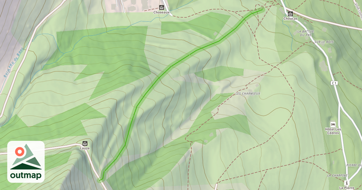 Map of Bleuets