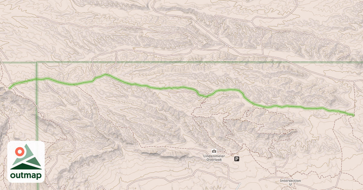 Map of Canyon Trail