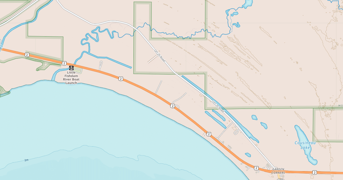 Map preview of Big Bay De Noc Snomo