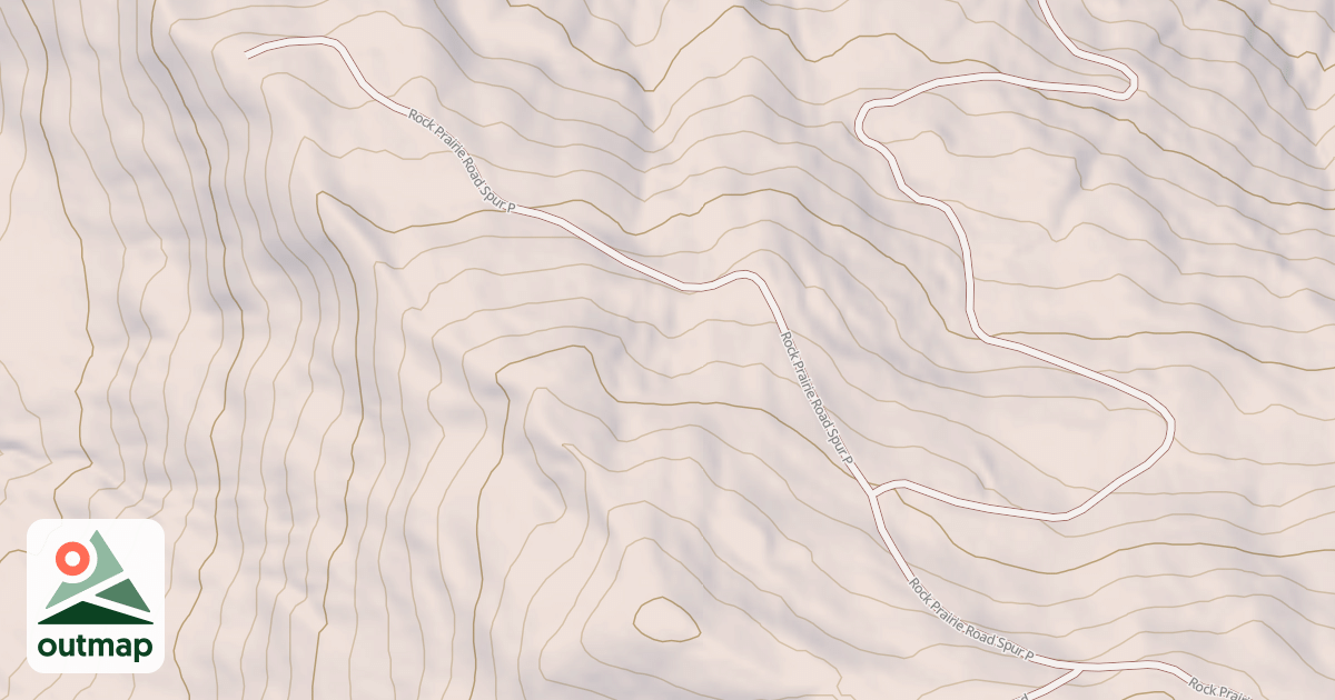 Map of ROCK PRAIRIE