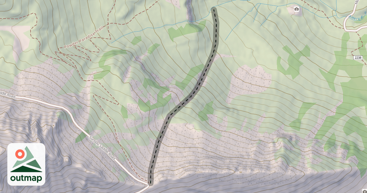 Map of Richie's Run