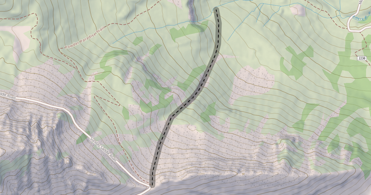 Map preview of Richie's Run