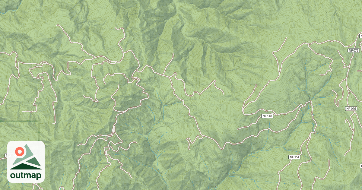 Map of BURNT RIDGE