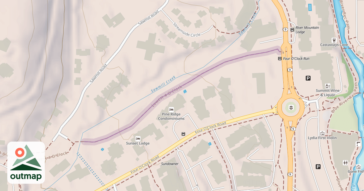 Map of Lowest 4 O'Clock