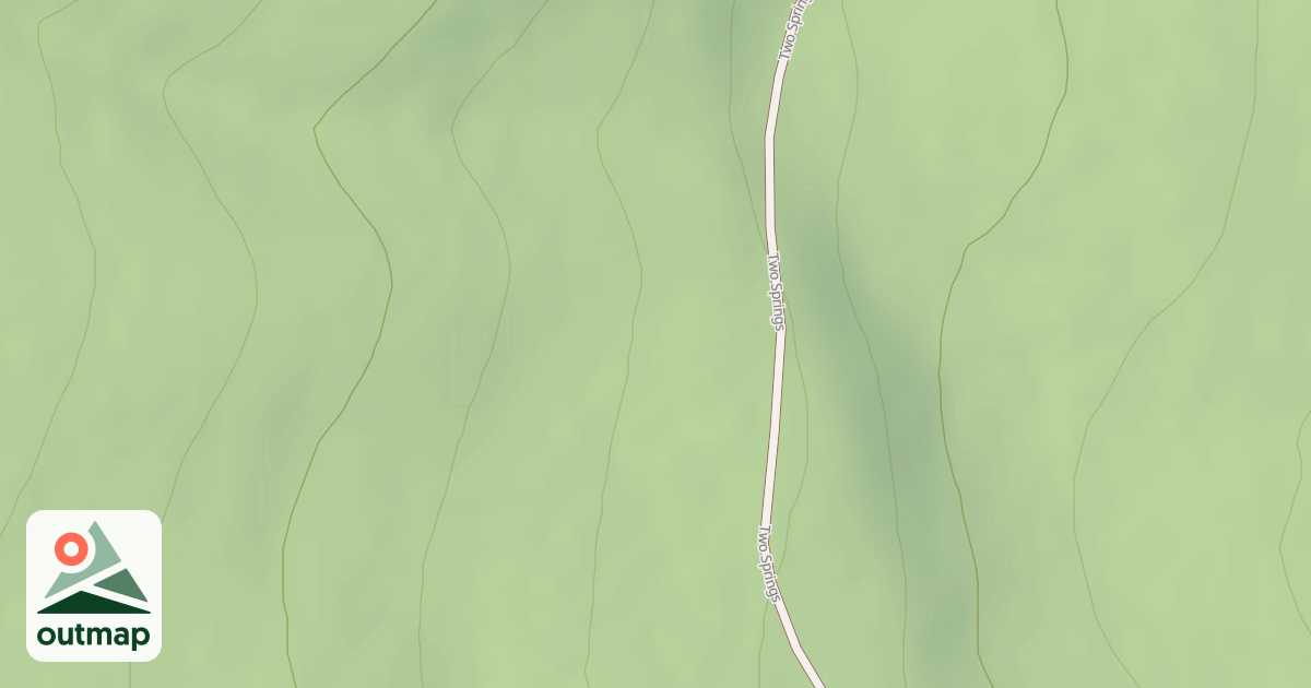 Map of TWO SPRINGS