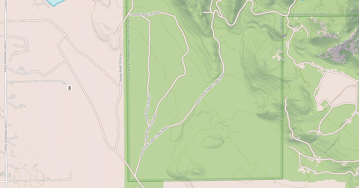 Map preview of NF INDIAN CREEK