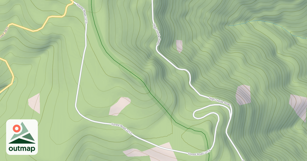 Map of GRASS CREEK - FAIRVIEW