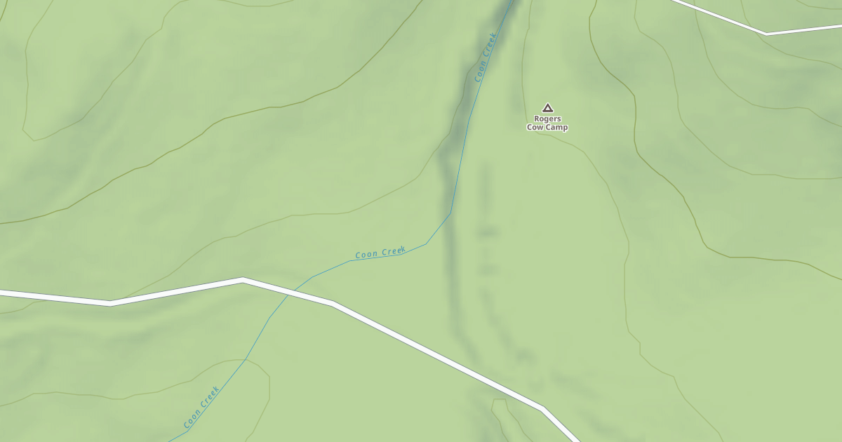 Map preview of ROGERS COW CAMP C.G.