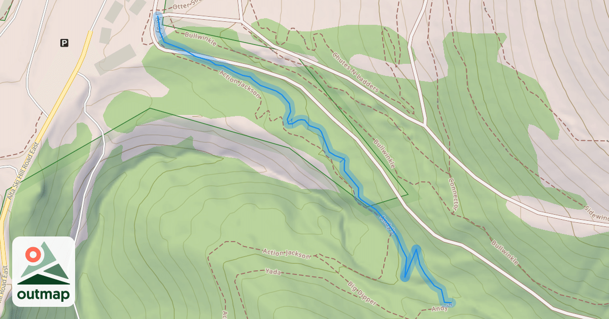 Map of Andy's