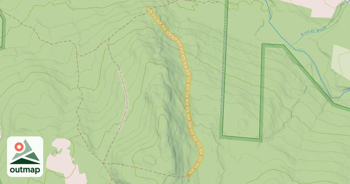Map of Water Tower North Star Trail