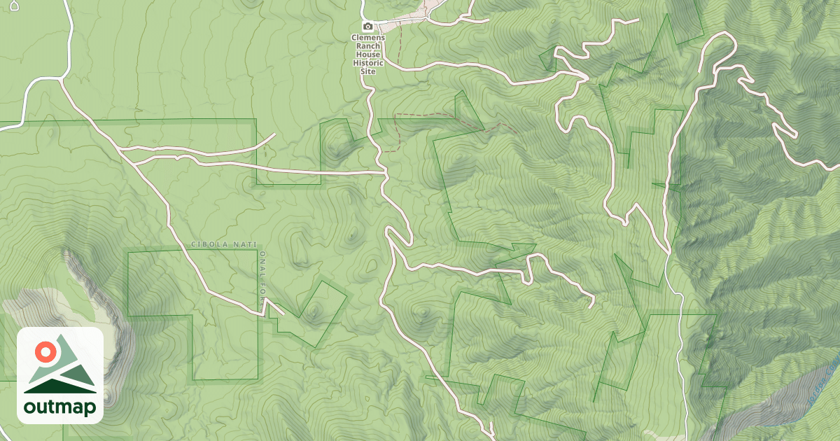 Map of USFS National Forest System Roads {4A234775-56D5-4381-B441-F612BE1CCBBD}