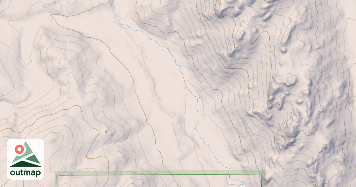 Map of Windy Peak Trail Spur