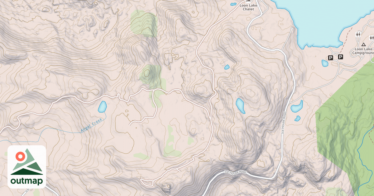 Map of CHIPMUNK SPUR