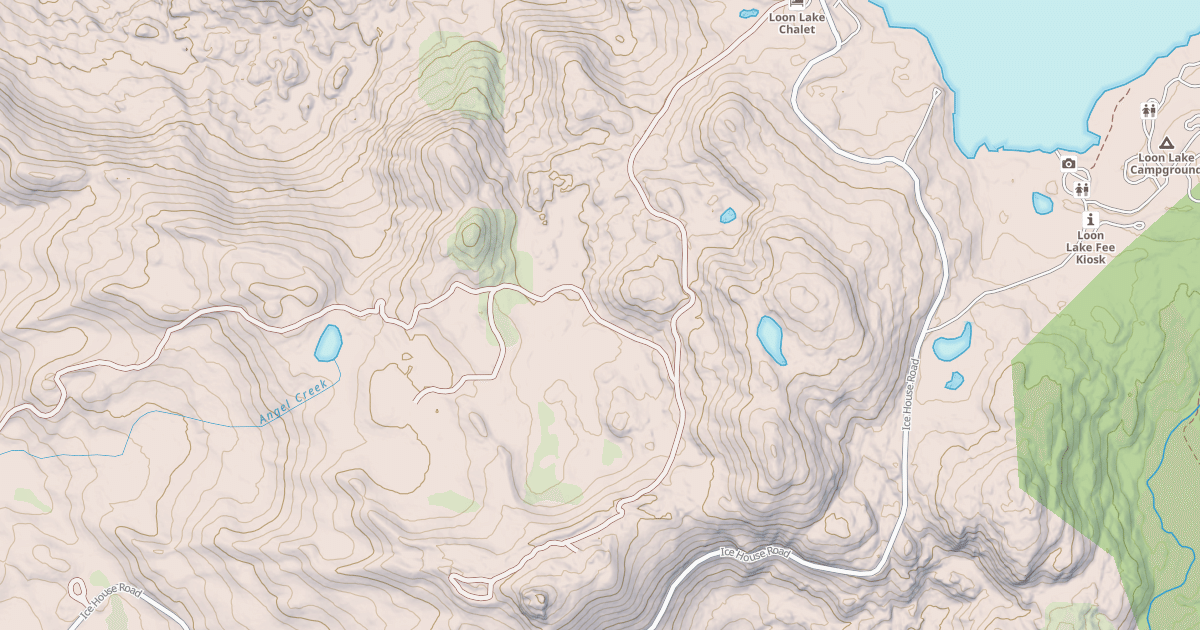 Map preview of CHIPMUNK SPUR