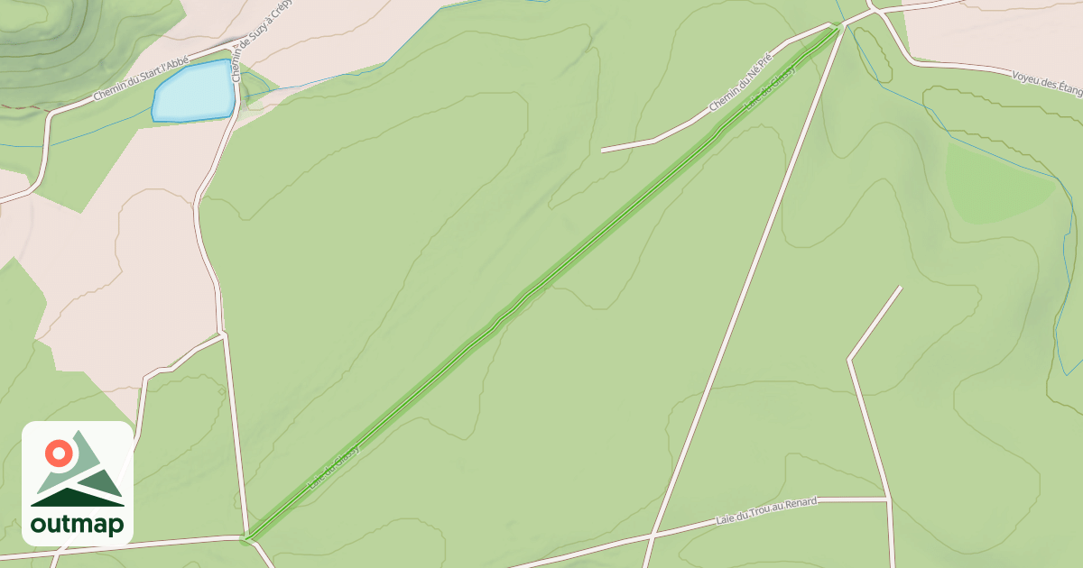 Map of Laie du Glassy