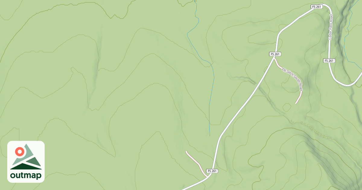 Map of CEDAR PASS SPUR 4Z