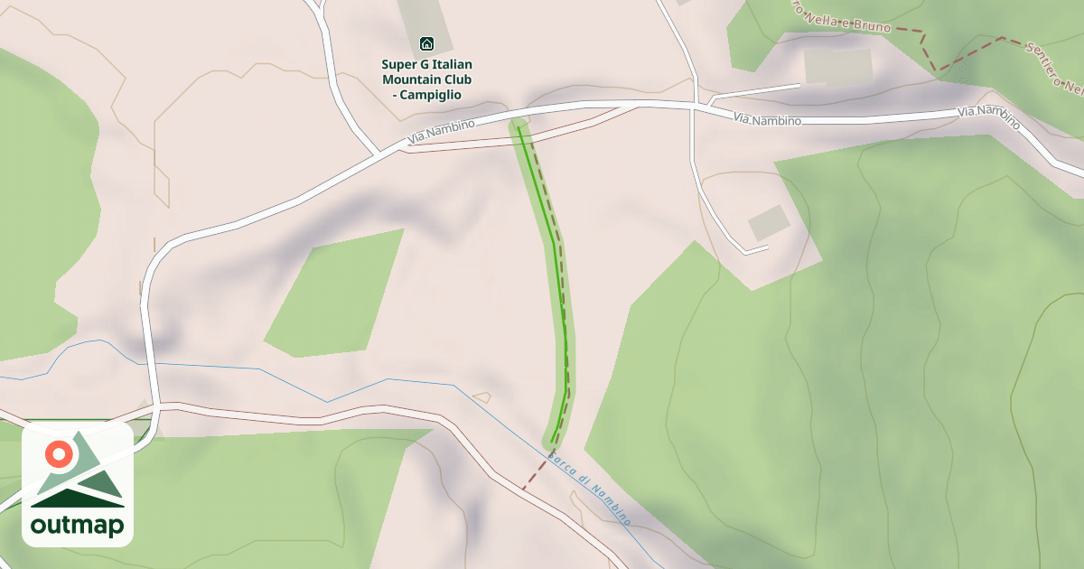 Map of (56) Skiweg Campiglio