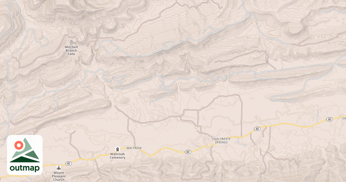 Map of MOSS CREEK