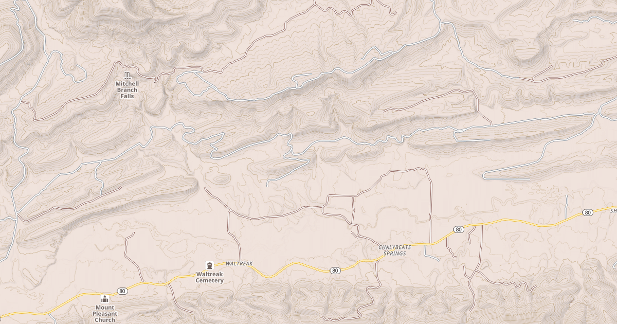 Map preview of MOSS CREEK