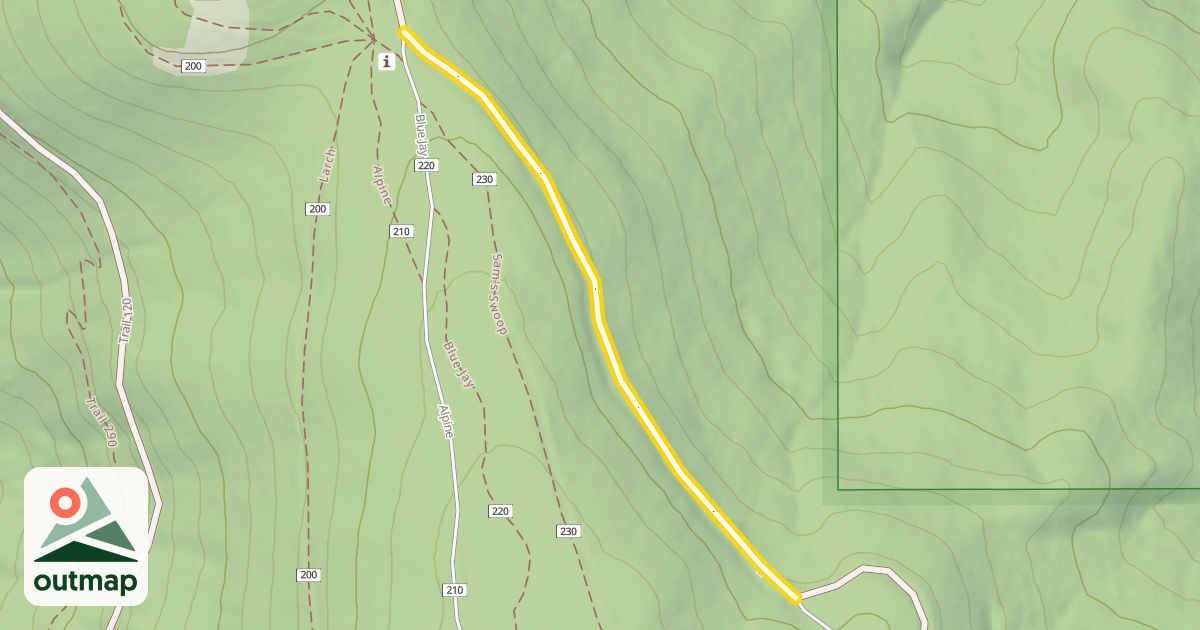 Map of Linder Ridge