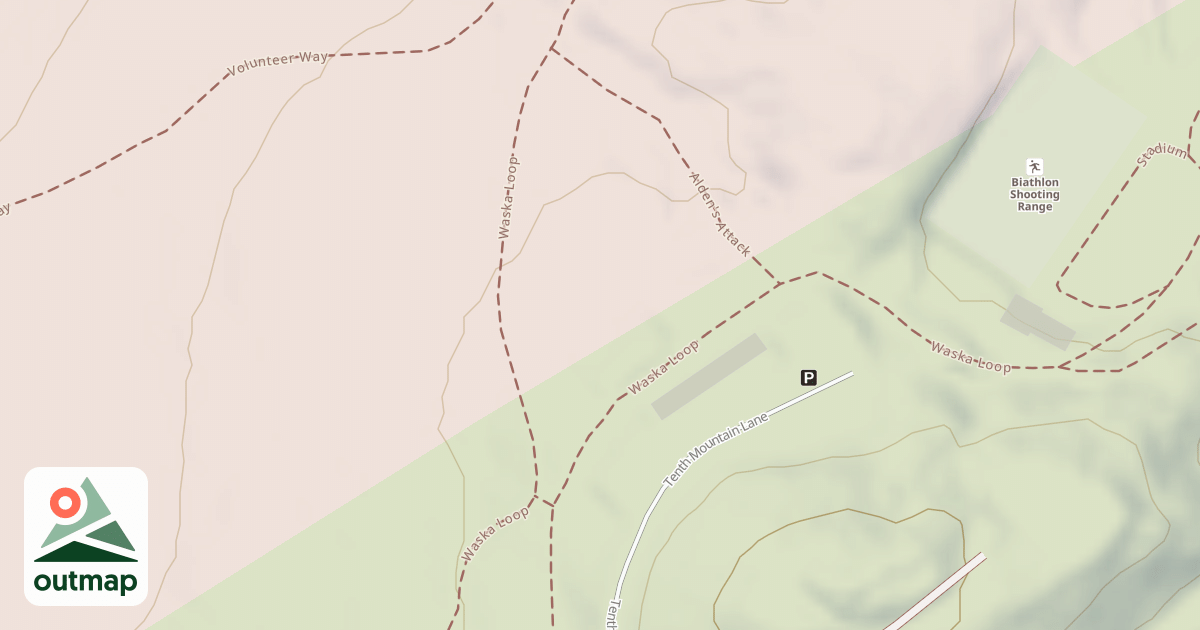 Map of Tubing Hill